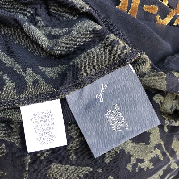 Simply Vera light velvet burnout chiffon blouse - Picture 6 of 6